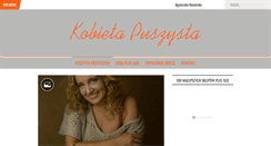 Desktop Screenshot of kobietapuszysta.pl